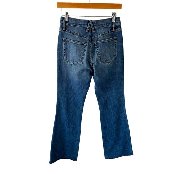 SLVRLAKE Premium Denim Reese Mid-Rise Flared Jeans Size 25 - Picture 4 of 14